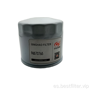 Filtro de aceite de piezas de maquinaria de construcción 96570765